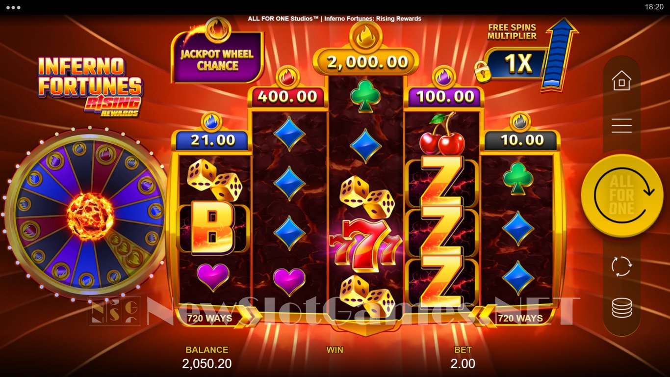 Inferno Fortunes Rising Rewards Slot Slot Image in Demo - pic. 4