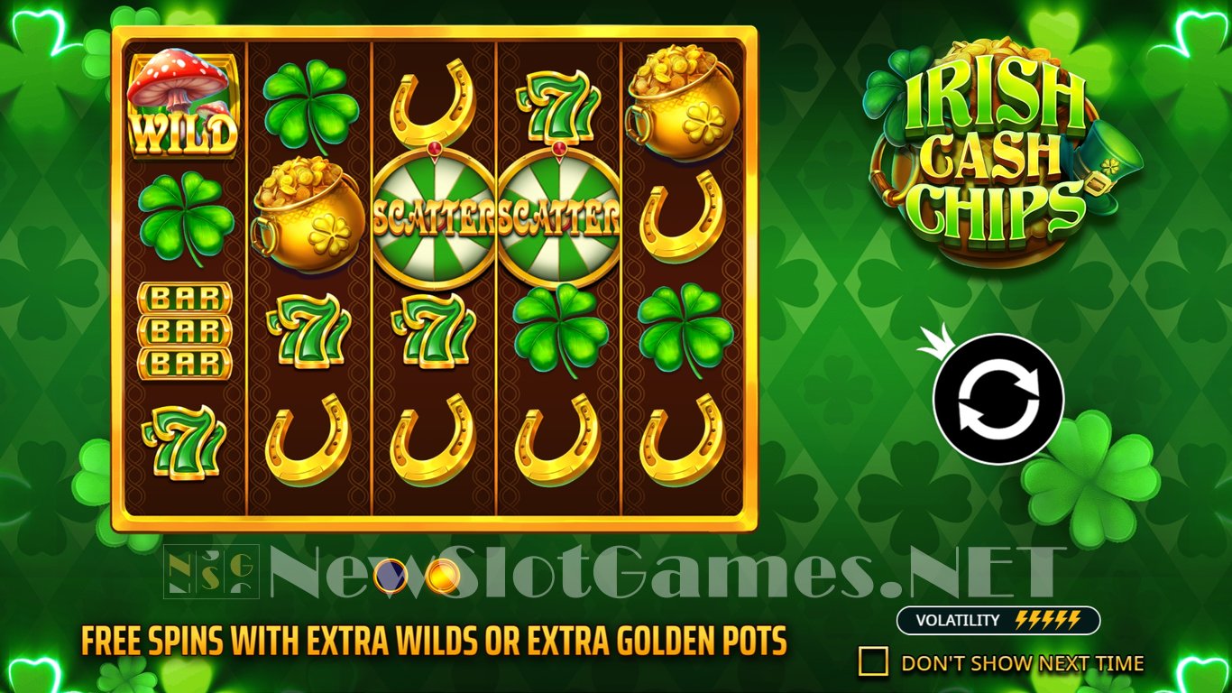 Irish Cash Chips Slot Demo Image