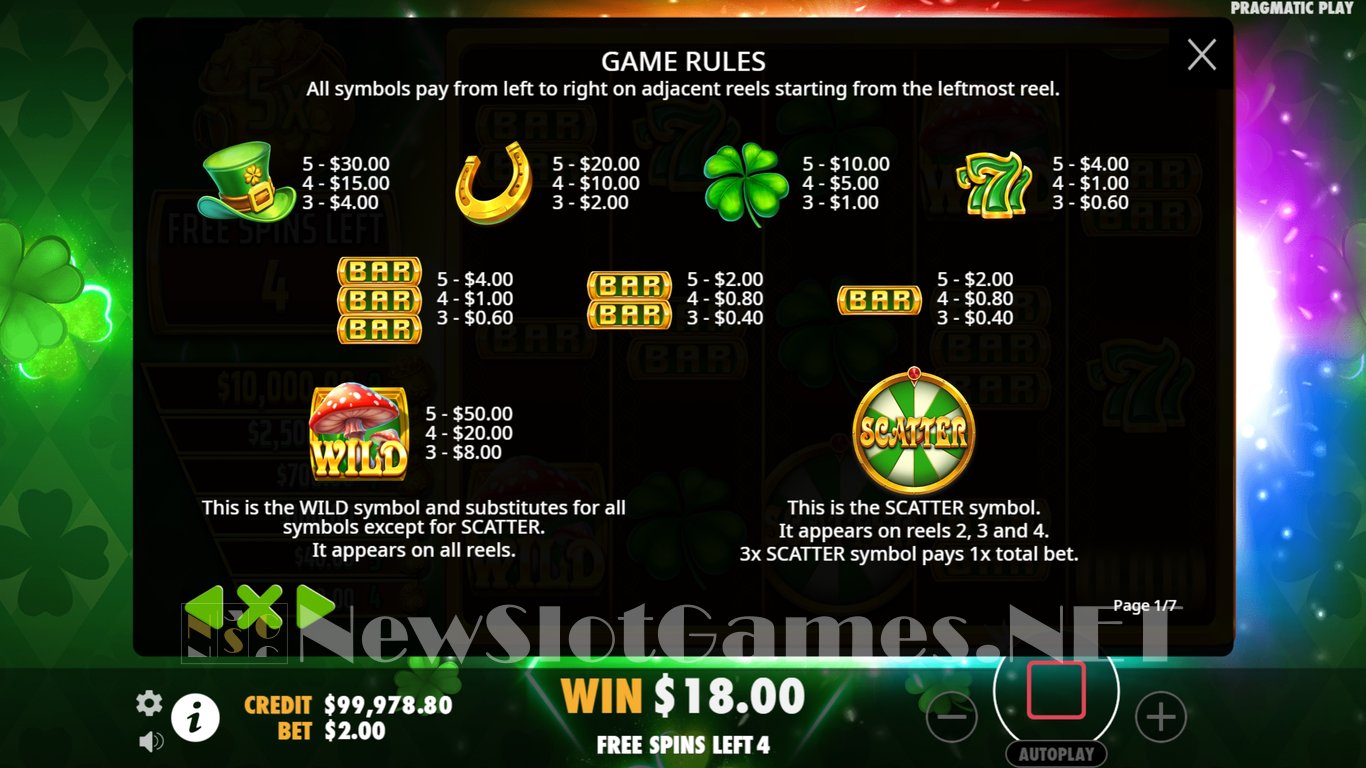 Irish Cash Chips Slot Slot Image in Demo - pic. 11