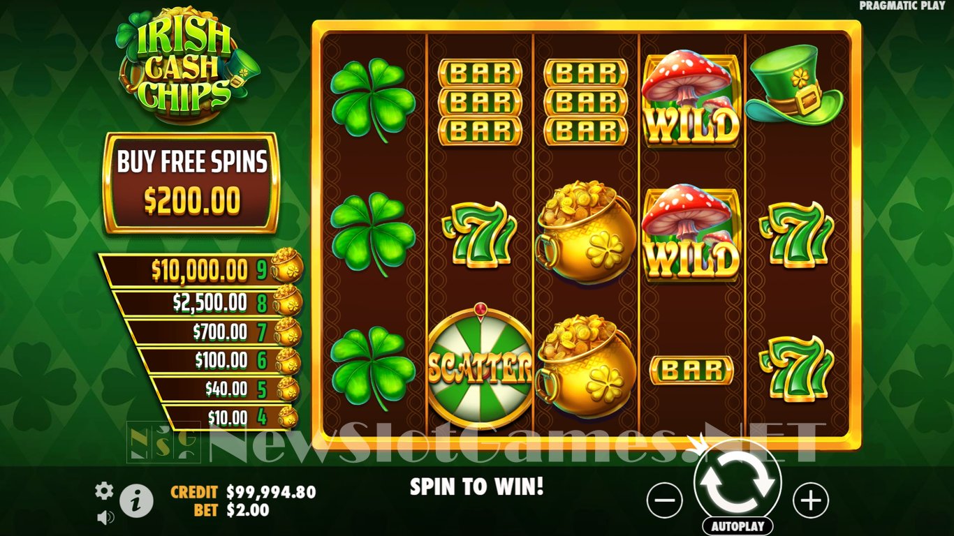Irish Cash Chips Slot Slot Image in Demo - pic. 3