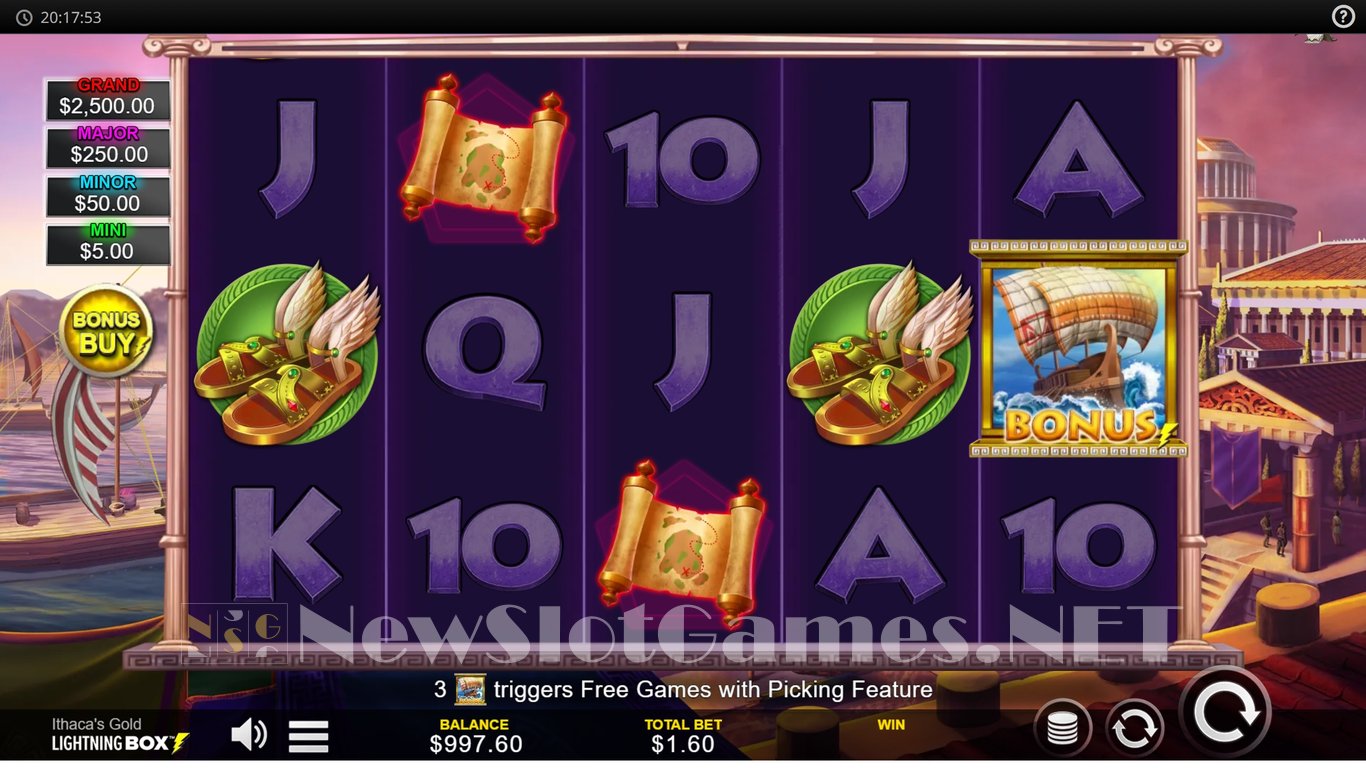 Ithacas Gold Slot Slot Image in Demo - pic. 2
