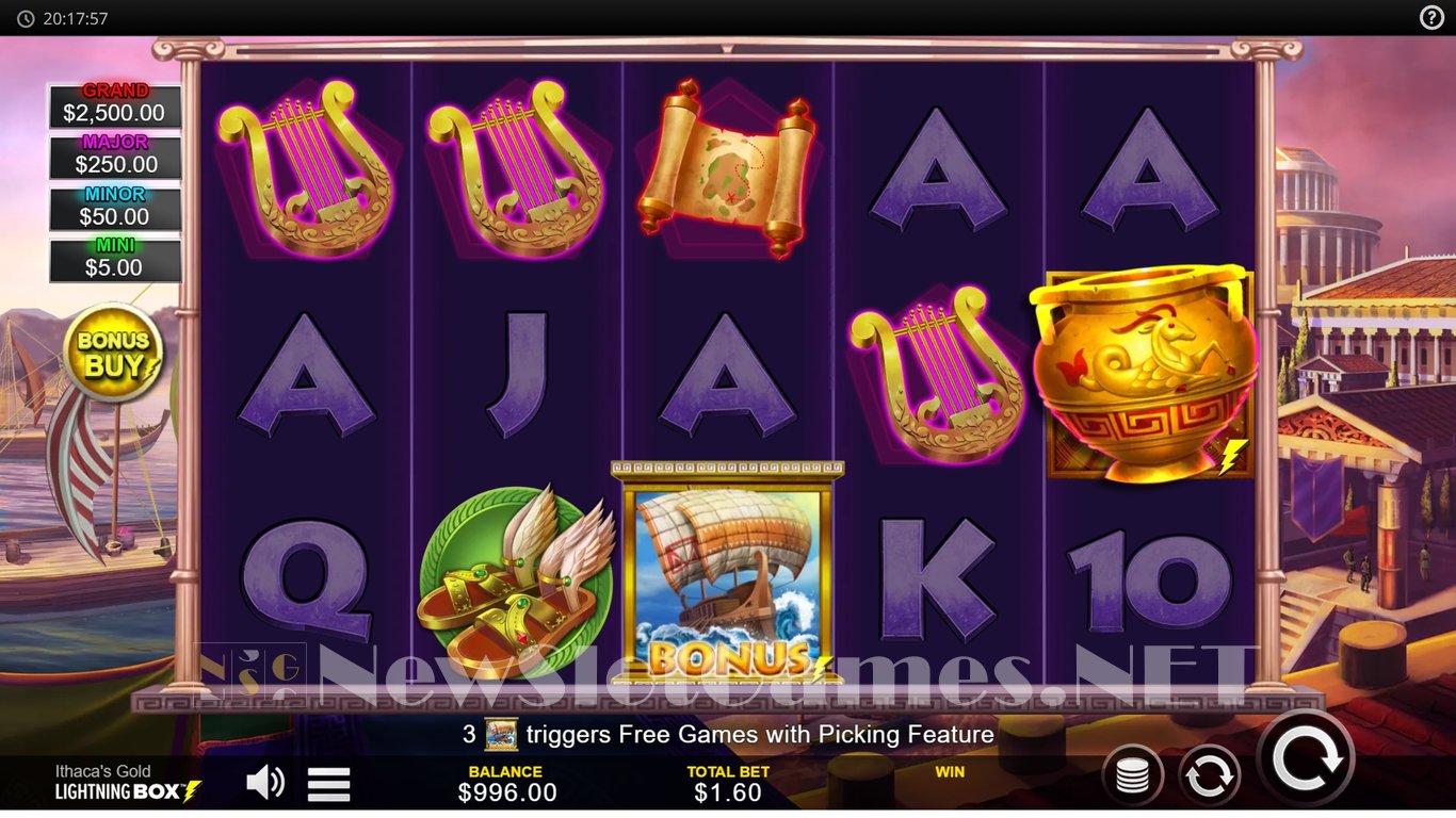 Ithacas Gold Slot Slot Image in Demo - pic. 3
