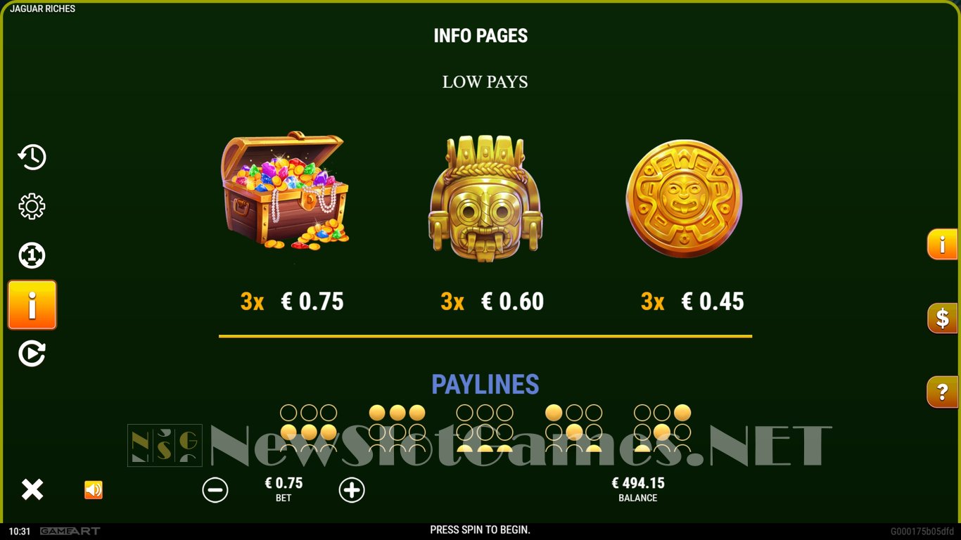 Jaguar Riches Slot Slot Image in Demo - pic. 8