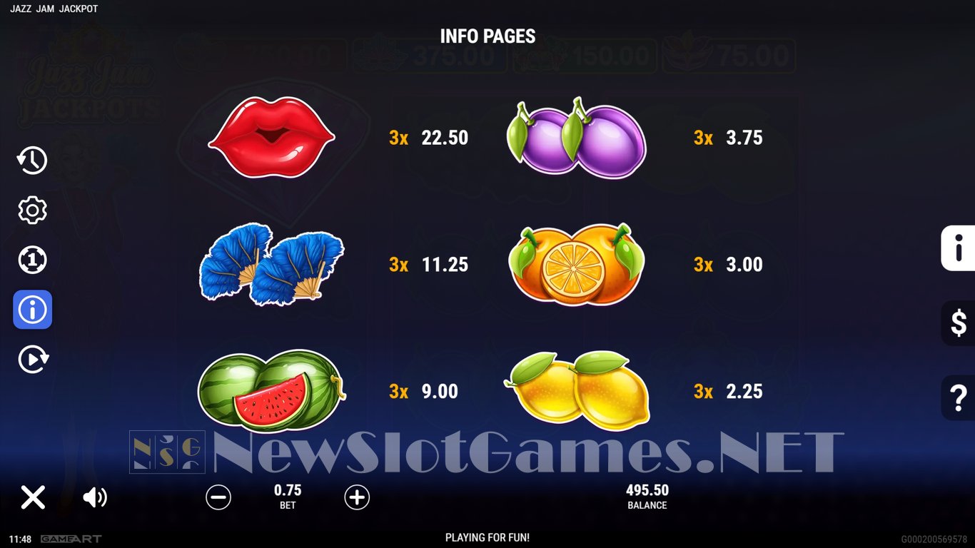 Jazz Jam Jackpots Slot Slot Image in Demo - pic. 8