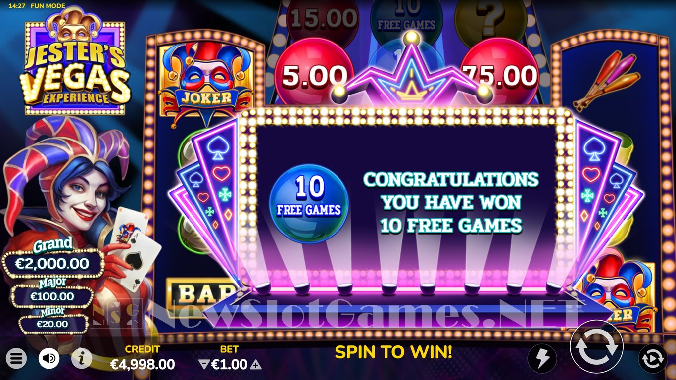 Jesters Vegas Experience Slot Slot Image in Demo - pic. 3