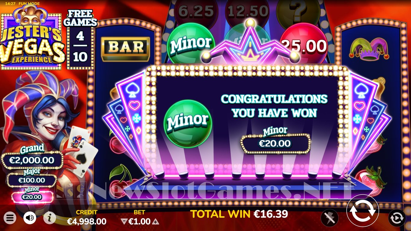 Jesters Vegas Experience Slot Slot Image in Demo - pic. 4