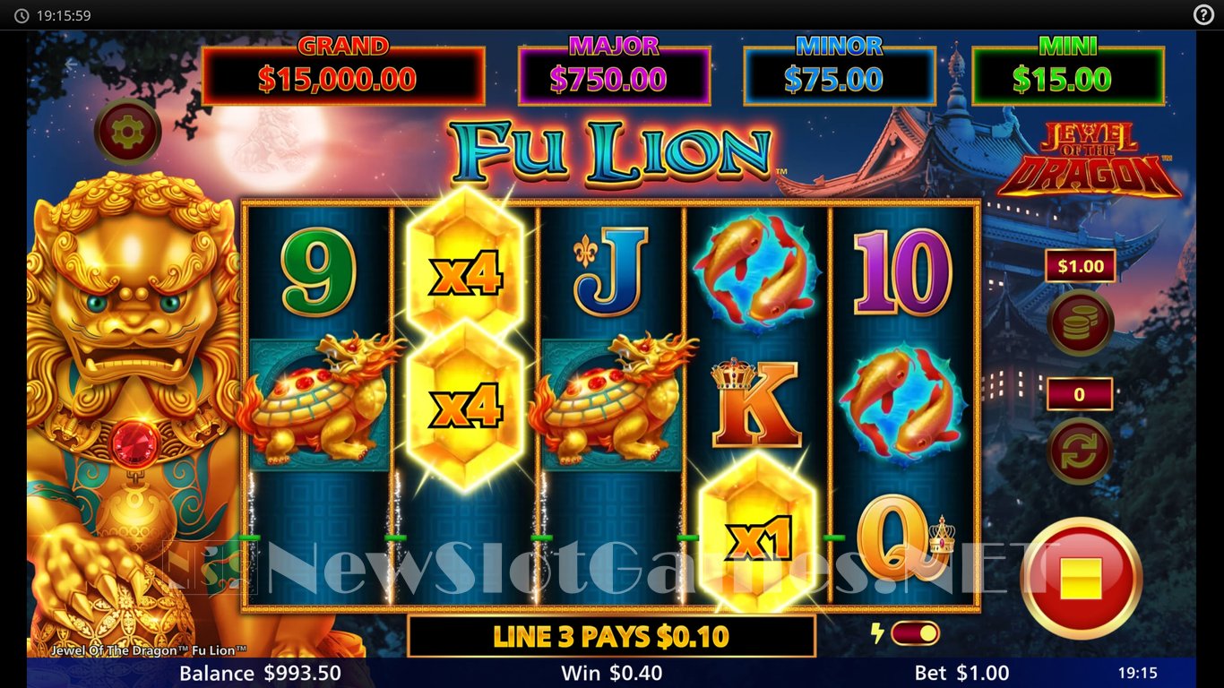 Jewel of the Dragon Fu Lion Slot Slot Image in Demo - pic. 6