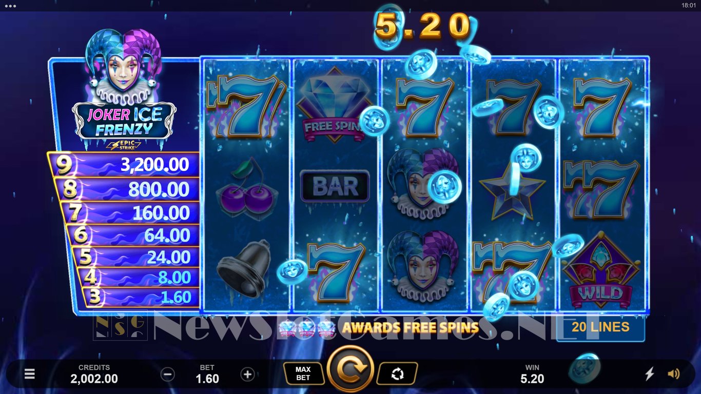 Joker Ice Frenzy Slot Slot Image in Demo - pic. 2