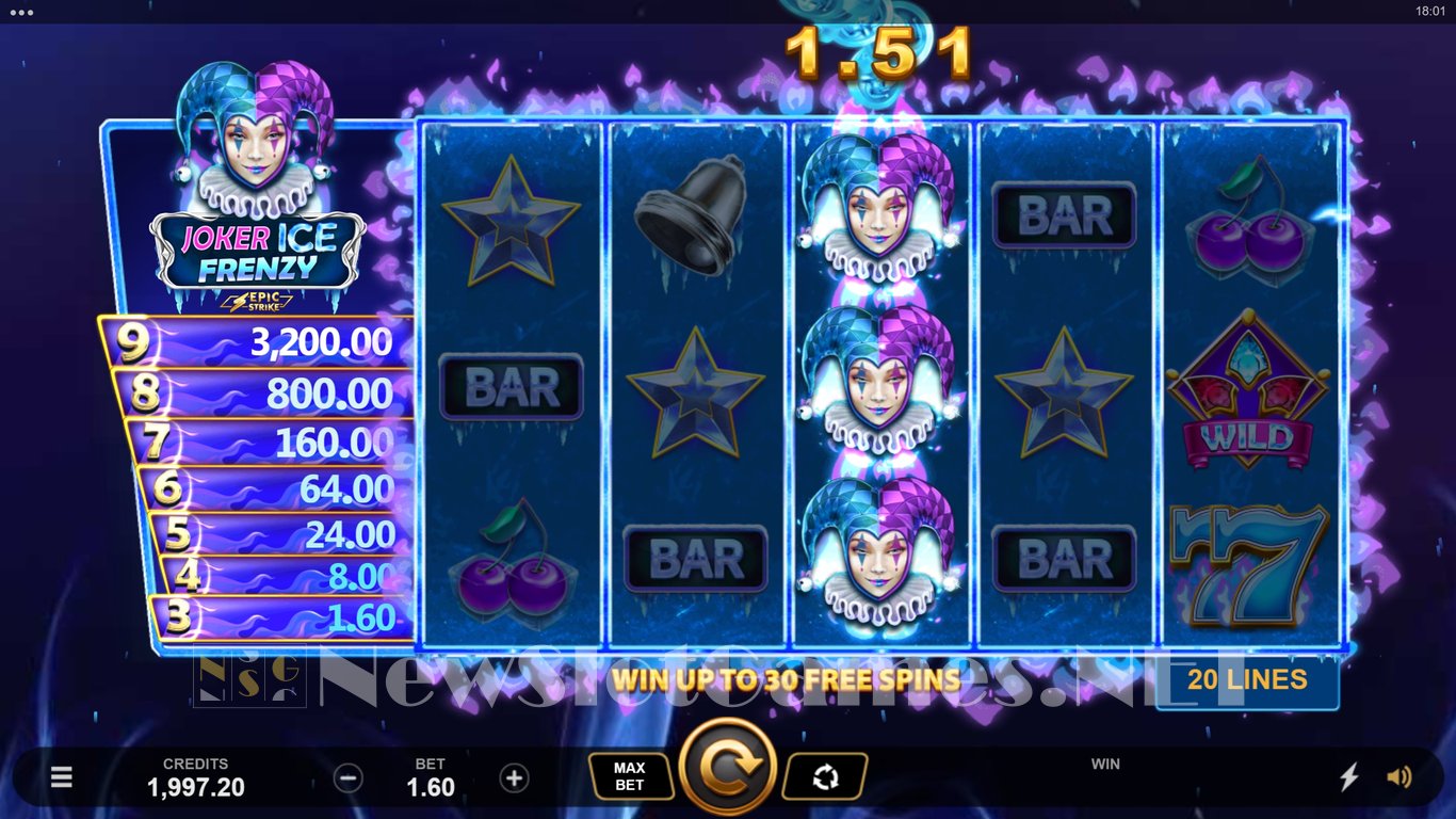 Joker Ice Frenzy Slot Slot Image in Demo - pic. 5