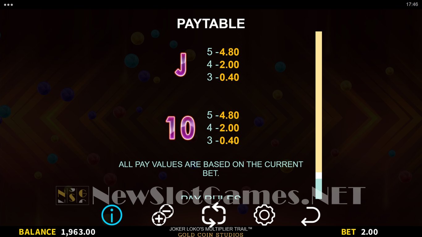 Joker Lokos Multiplier Trail Slot Slot Image in Demo - pic. 12