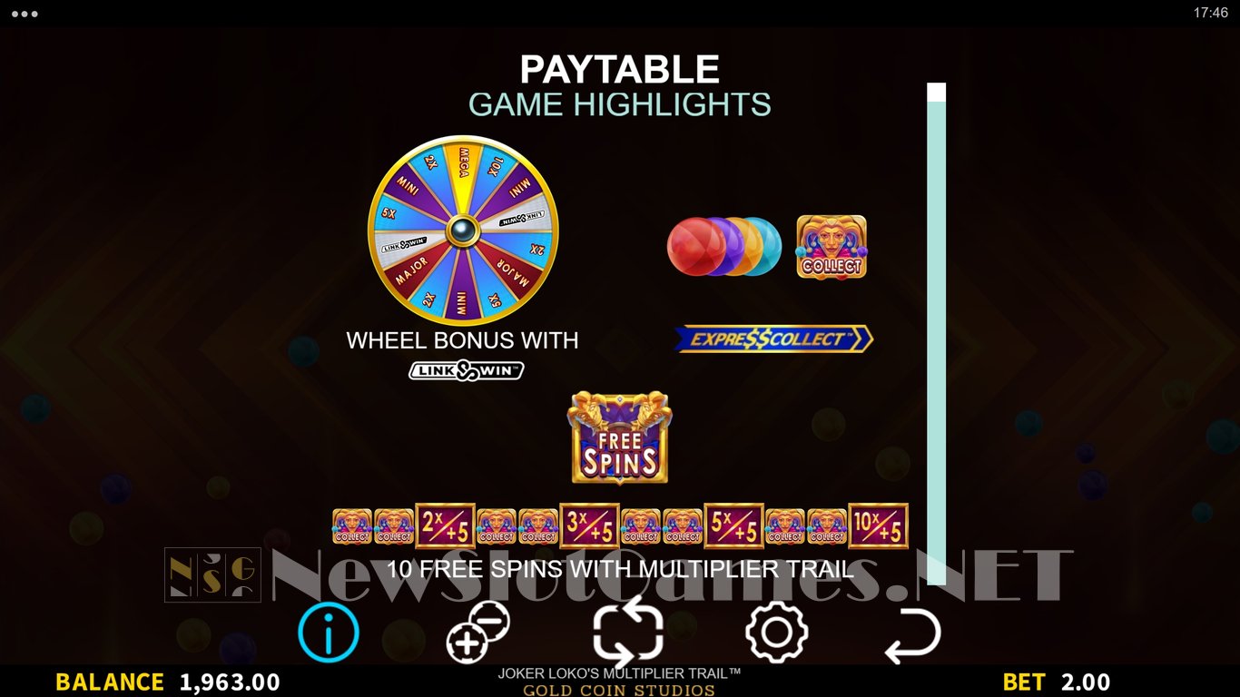 Joker Lokos Multiplier Trail Slot Slot Image in Demo - pic. 8