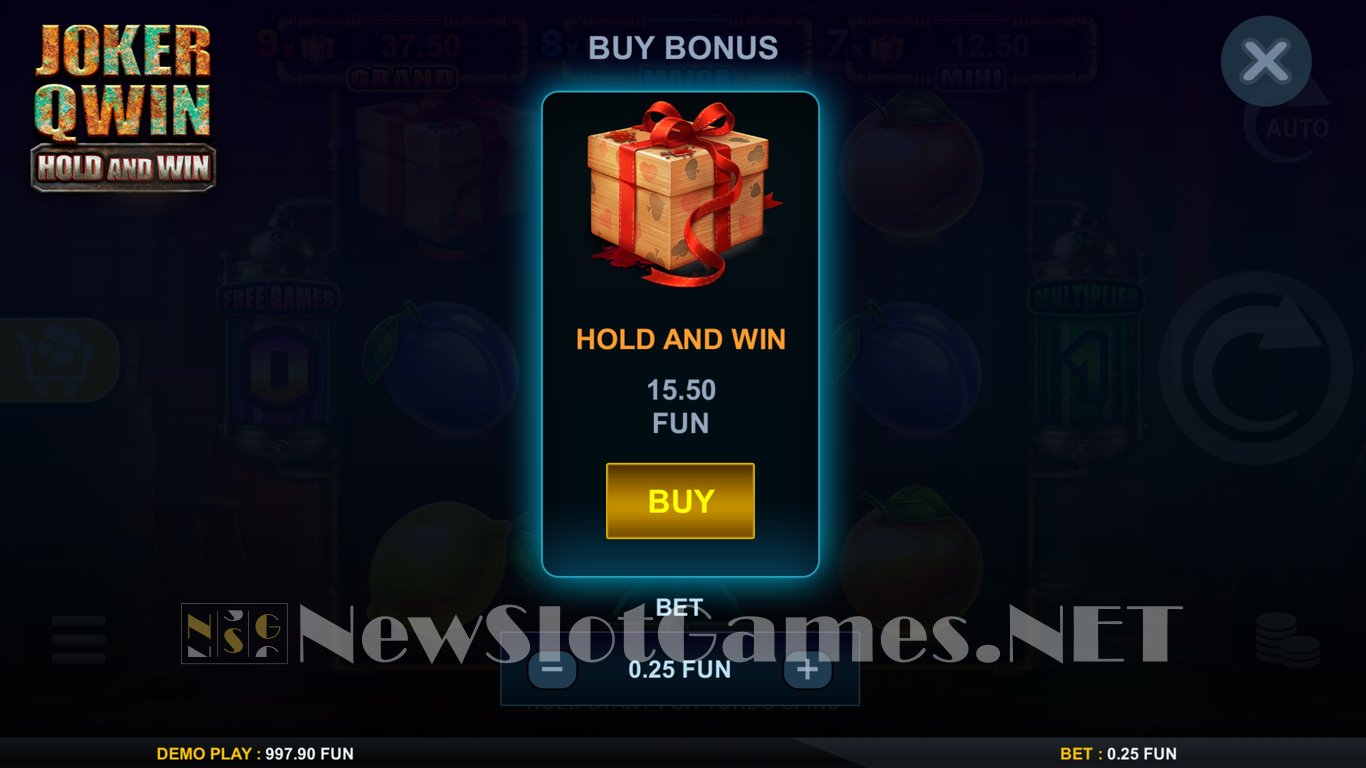 Joker Qwin Hold and Win Slot Slot Image in Demo - pic. 5