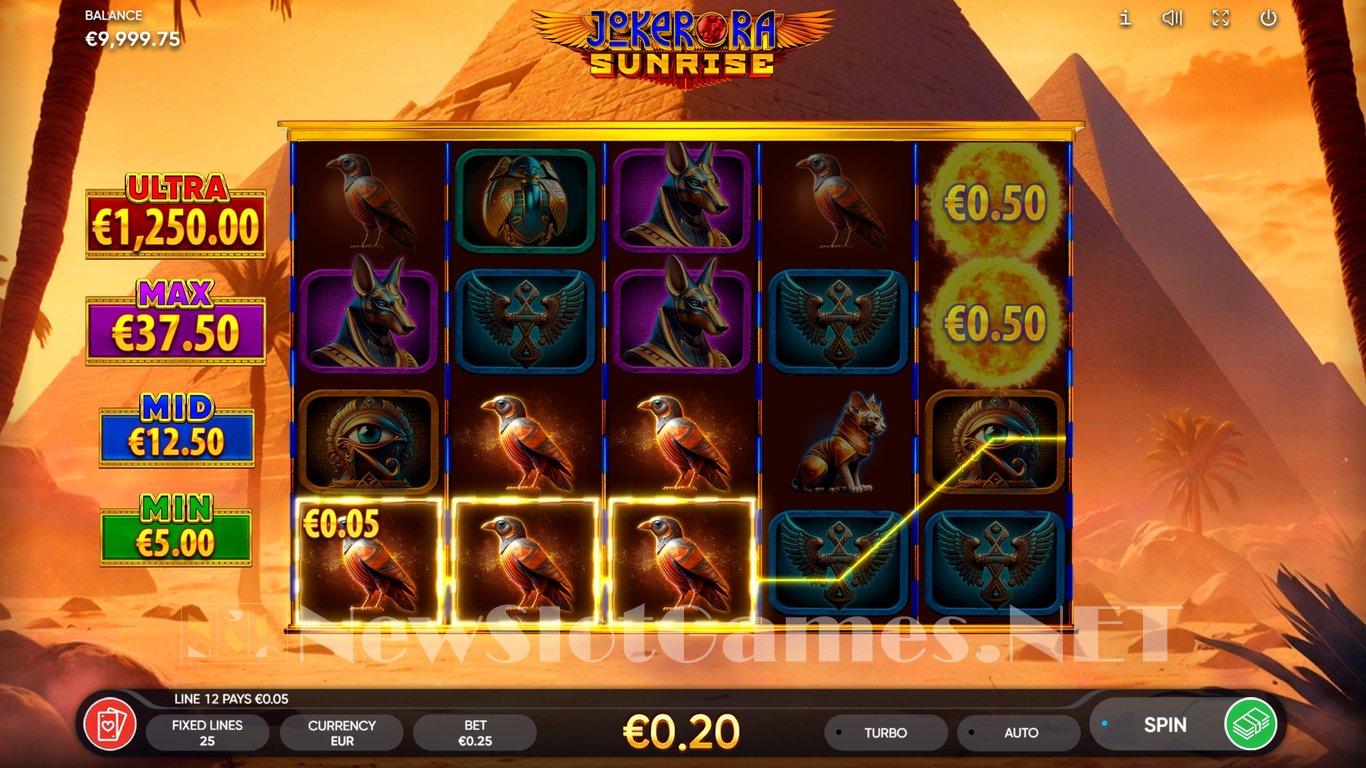 Joker Ra Sunrise Slot Demo Image