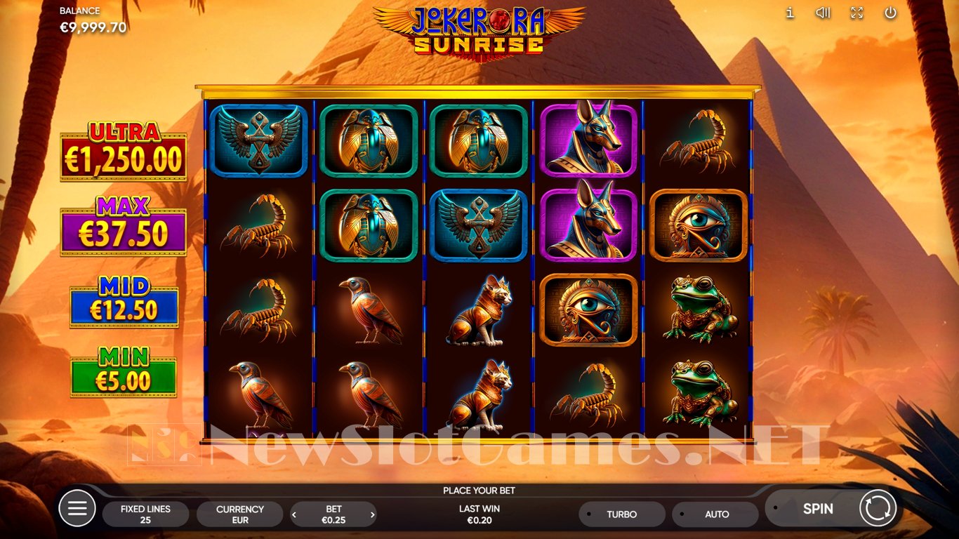 Joker Ra Sunrise Slot Slot Image in Demo - pic. 2