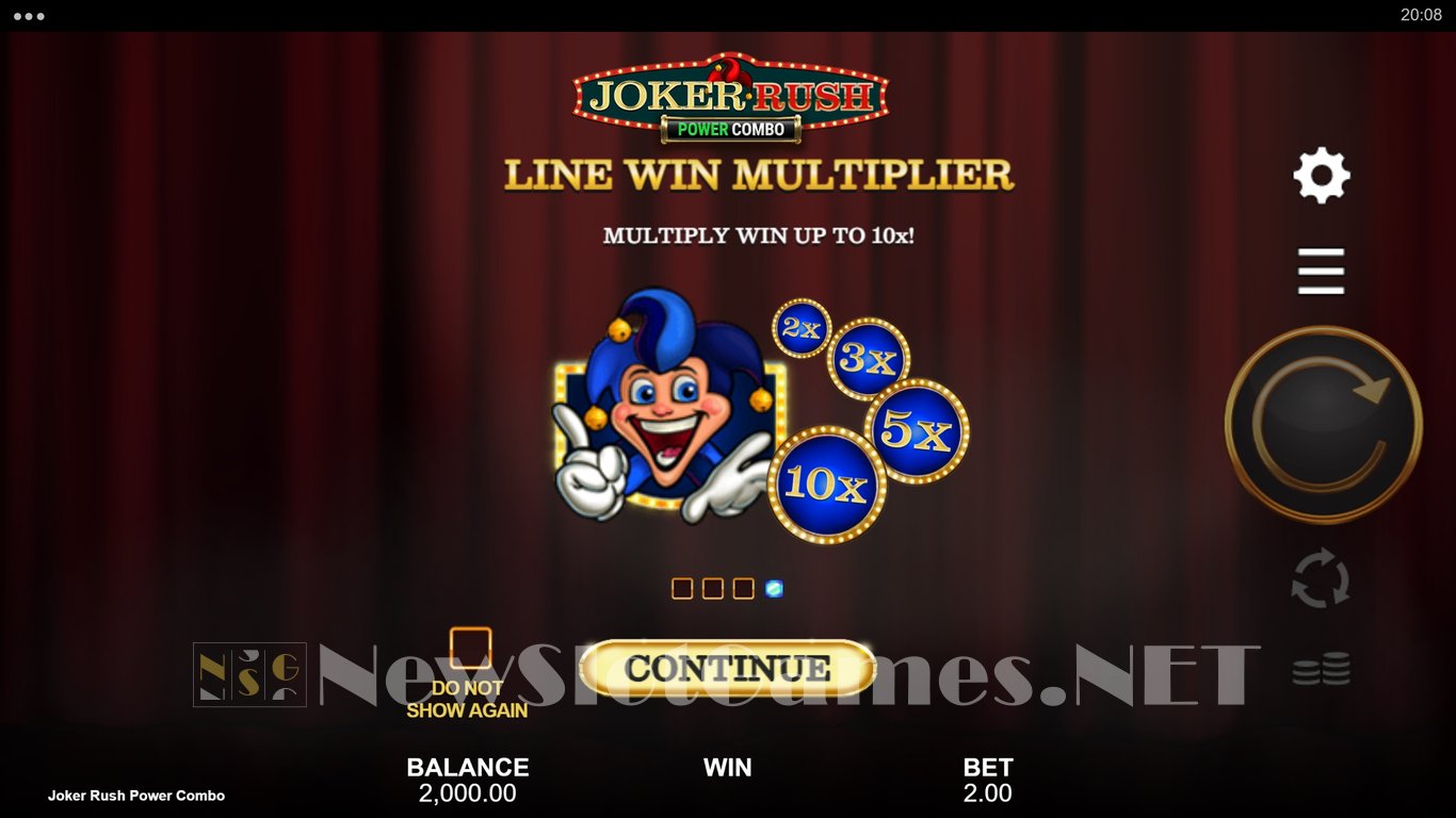 Joker Rush Power Combo Slot Demo Image