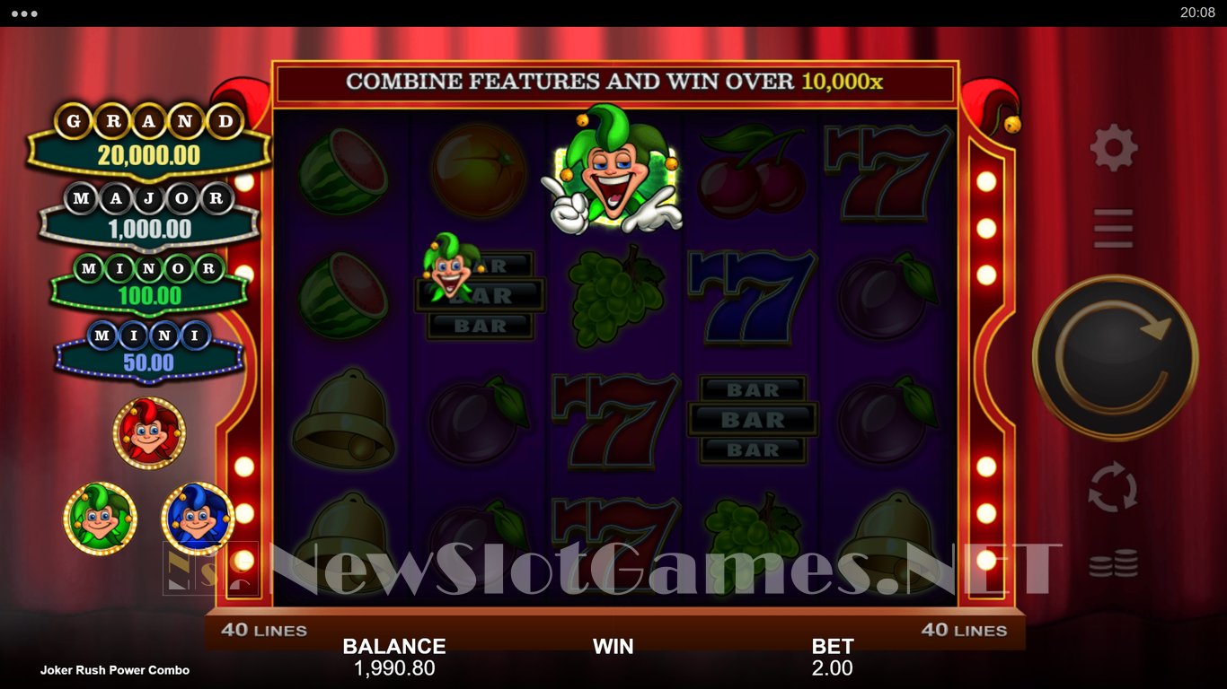 Joker Rush Power Combo Slot Slot Image in Demo - pic. 4
