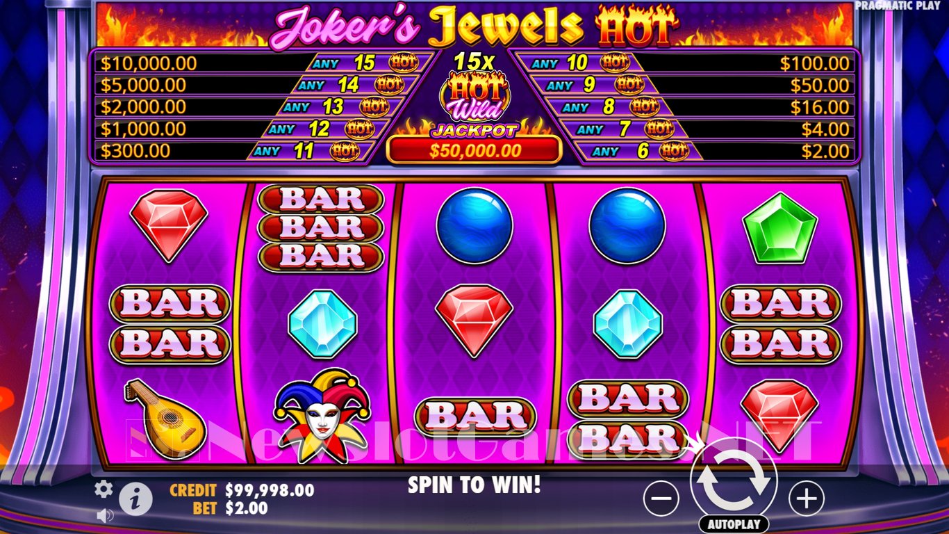 Jokers Jewels Hot Slot Demo Image