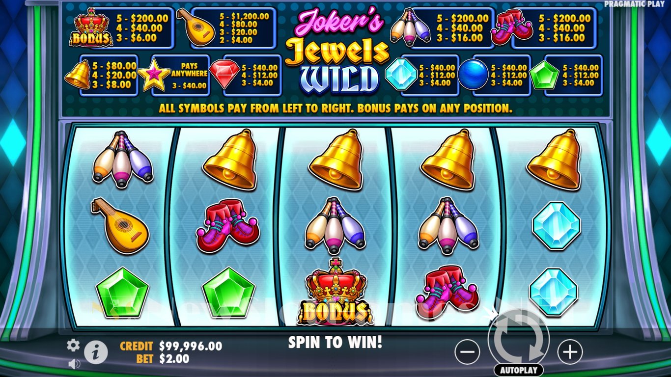 Jokers Jewels Wild Slot Slot Image in Demo - pic. 2
