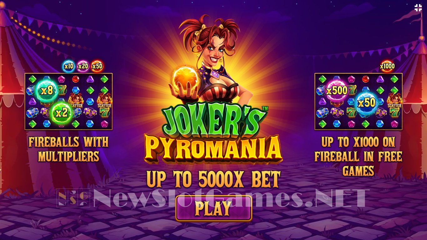 Jokers Pyromania Slot Demo Image
