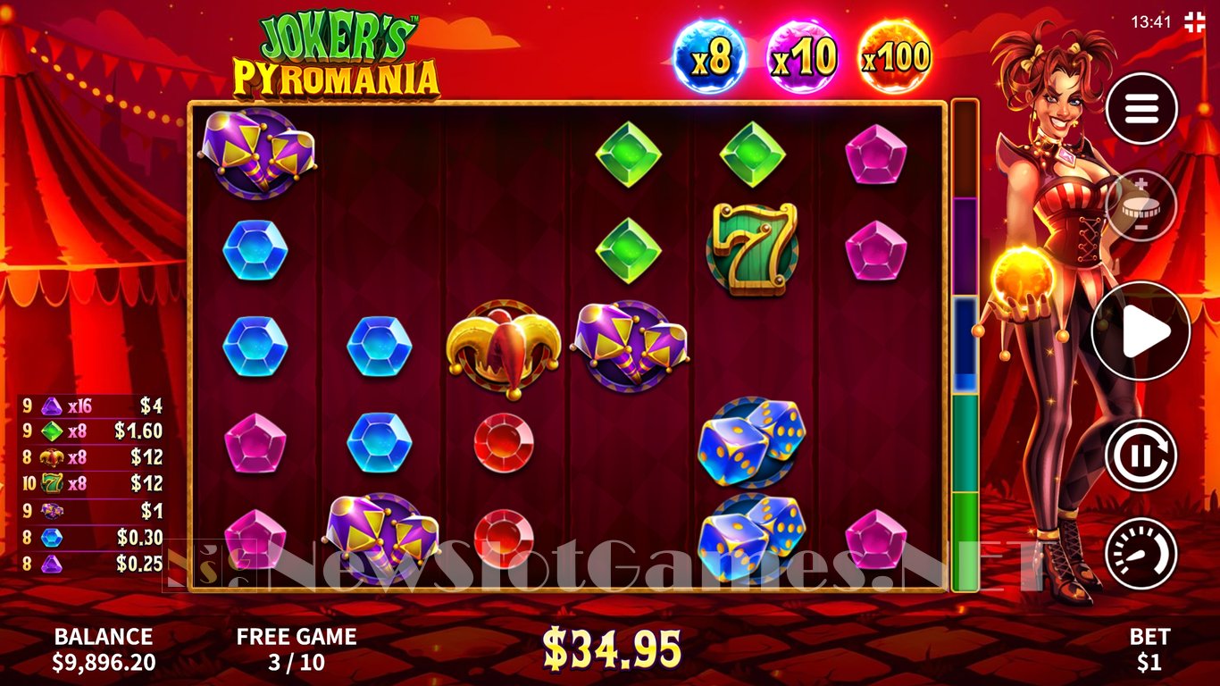Jokers Pyromania Slot Slot Image in Demo - pic. 10