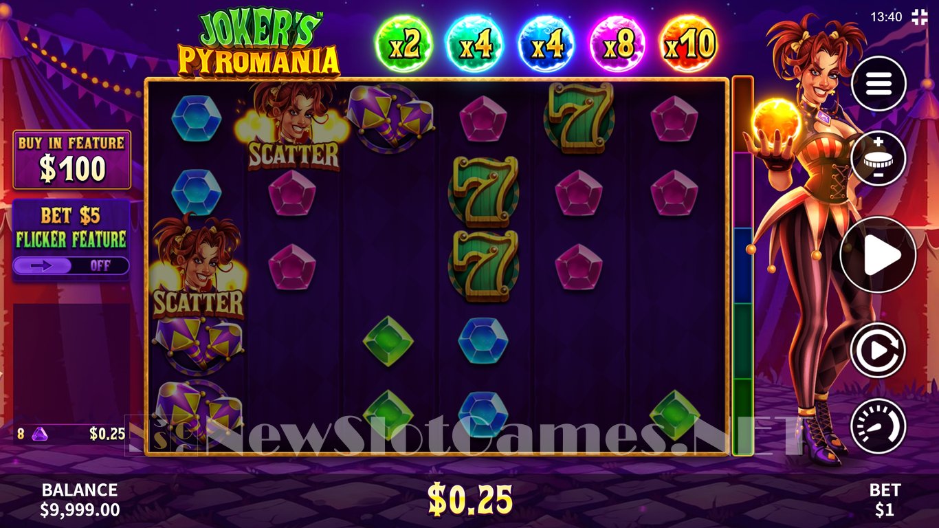 Jokers Pyromania Slot Slot Image in Demo - pic. 2