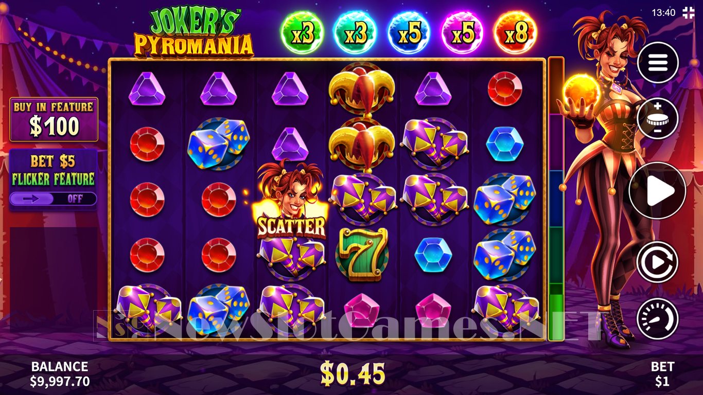 Jokers Pyromania Slot Slot Image in Demo - pic. 3