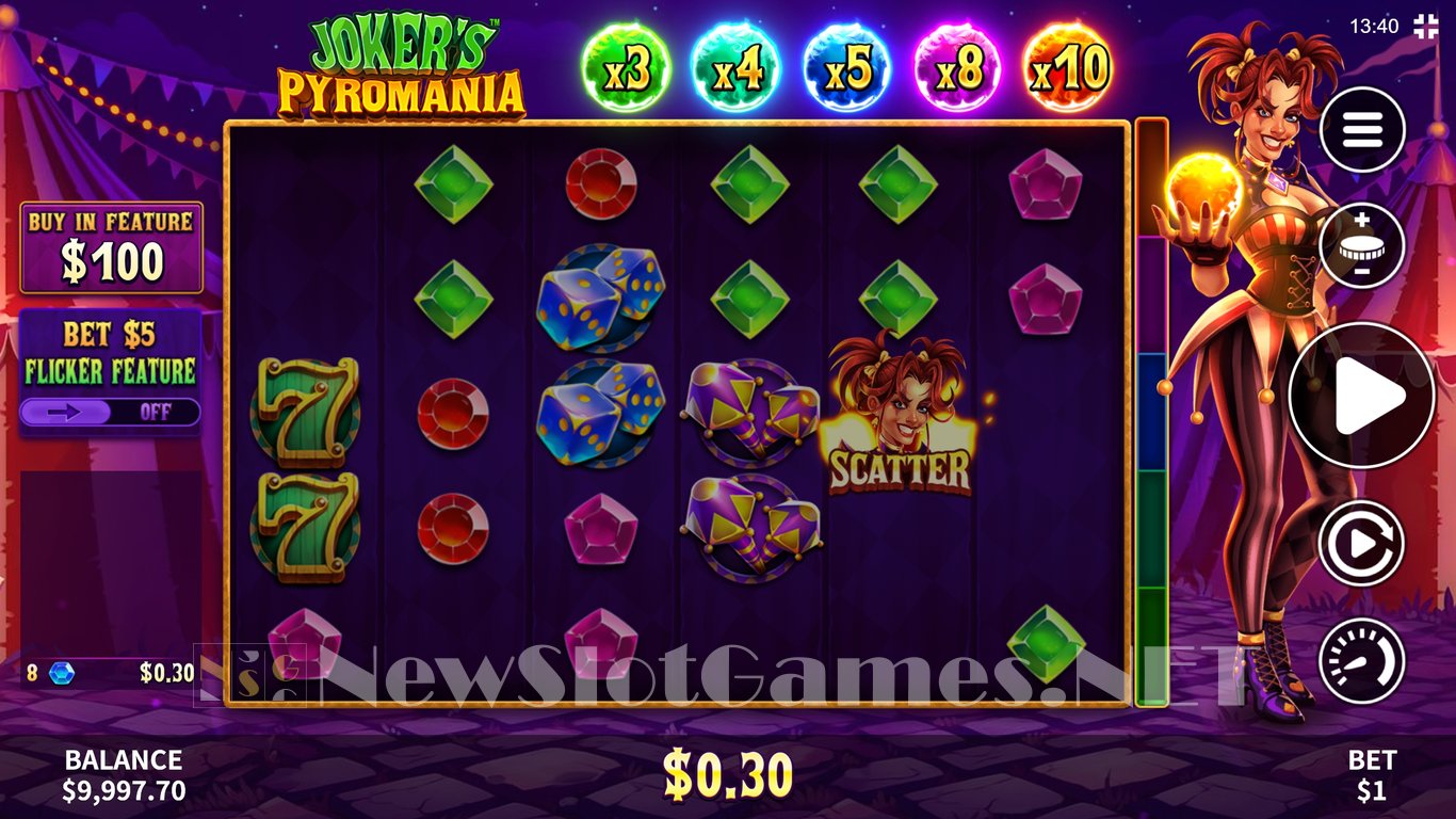 Jokers Pyromania Slot Slot Image in Demo - pic. 4