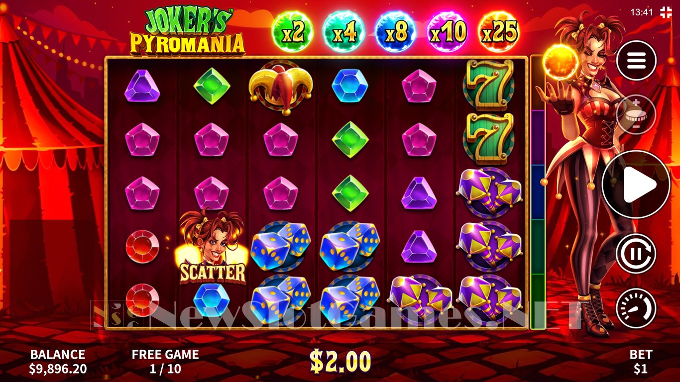 Jokers Pyromania Slot Slot Image in Demo - pic. 8