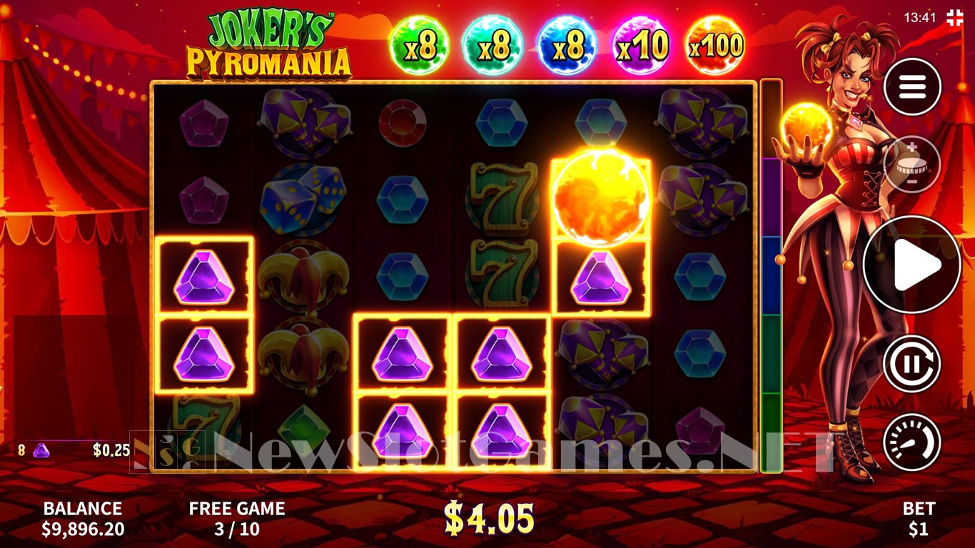 Jokers Pyromania Slot Slot Image in Demo - pic. 9
