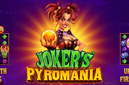 Jokers Pyromania Slot Logo