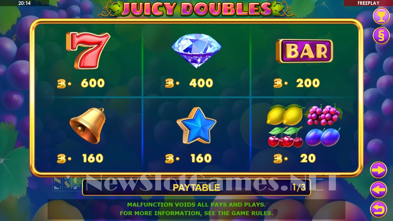 Juicy Doubles Slot Slot Image in Demo - pic. 7