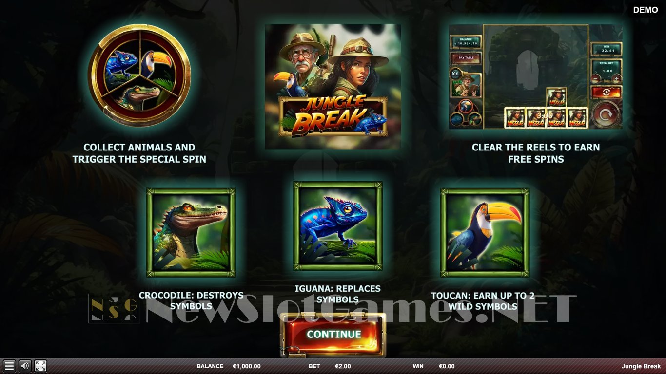 Jungle Break Slot Demo Image