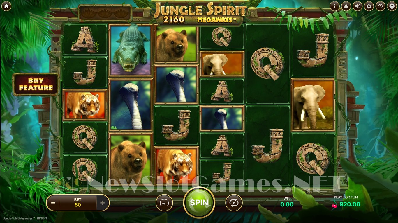 Jungle Spirit Megaways Slot Demo Image