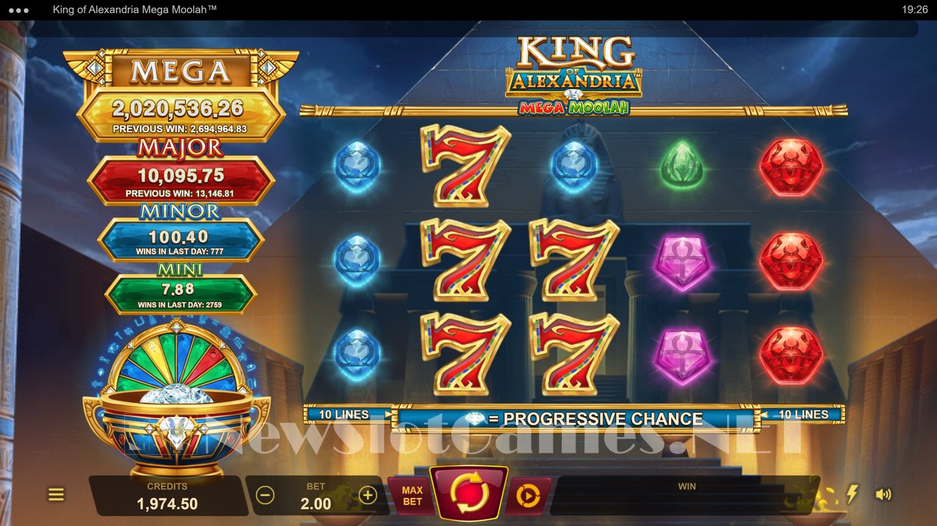 King of Alexandria Mega Moolah Slot Slot Image in Demo - pic. 3