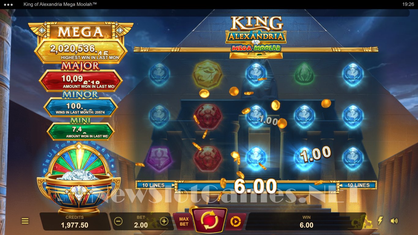 King of Alexandria Mega Moolah Slot Slot Image in Demo - pic. 5