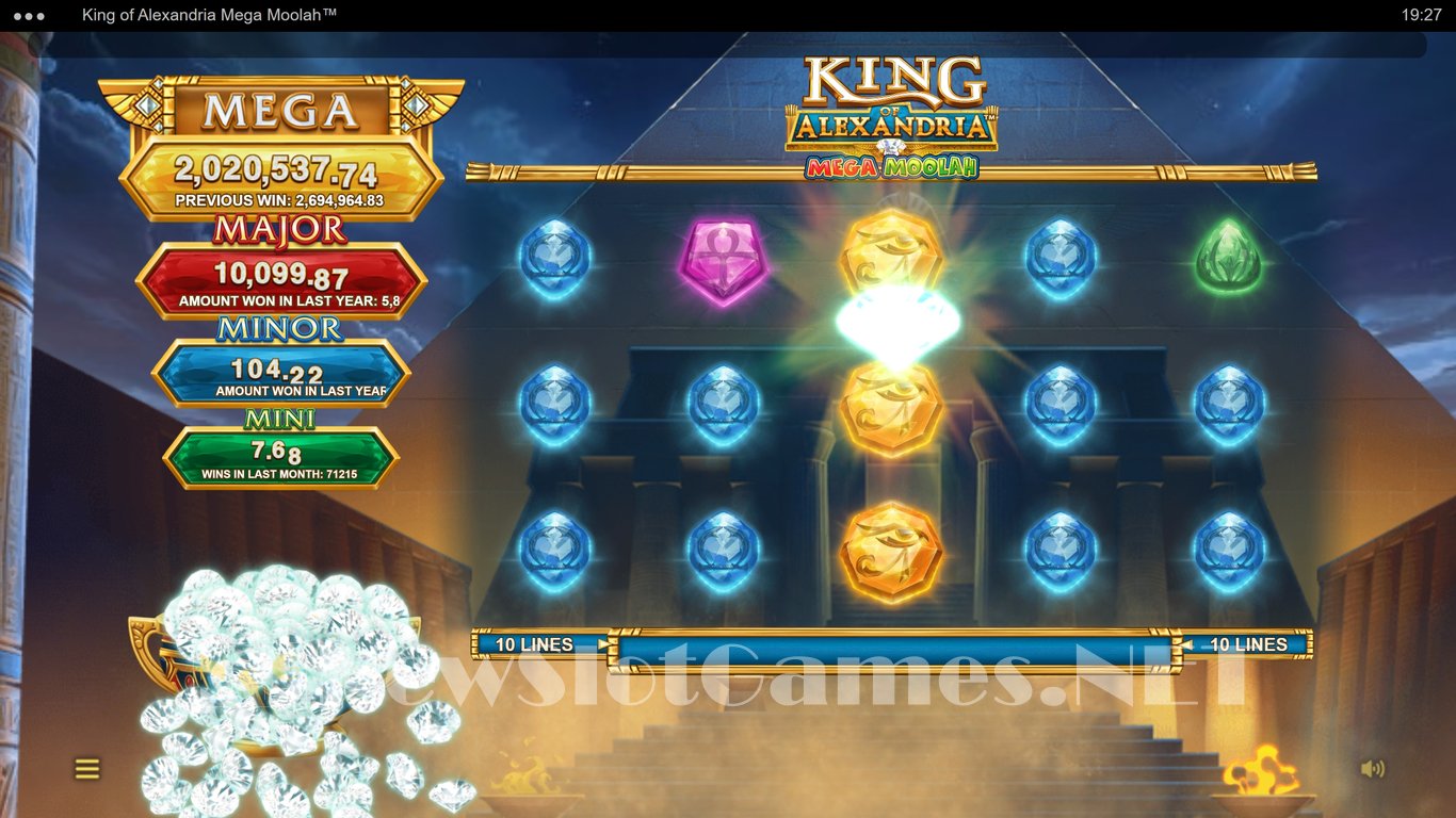King of Alexandria Mega Moolah Slot Slot Image in Demo - pic. 7