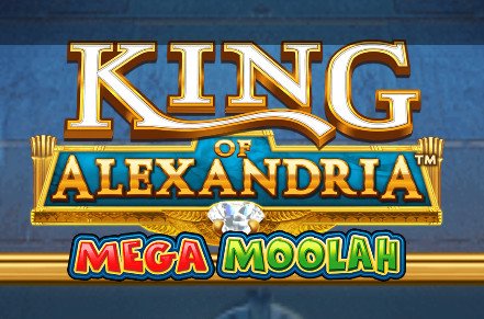 King of Alexandria Mega Moolah Slot Logo