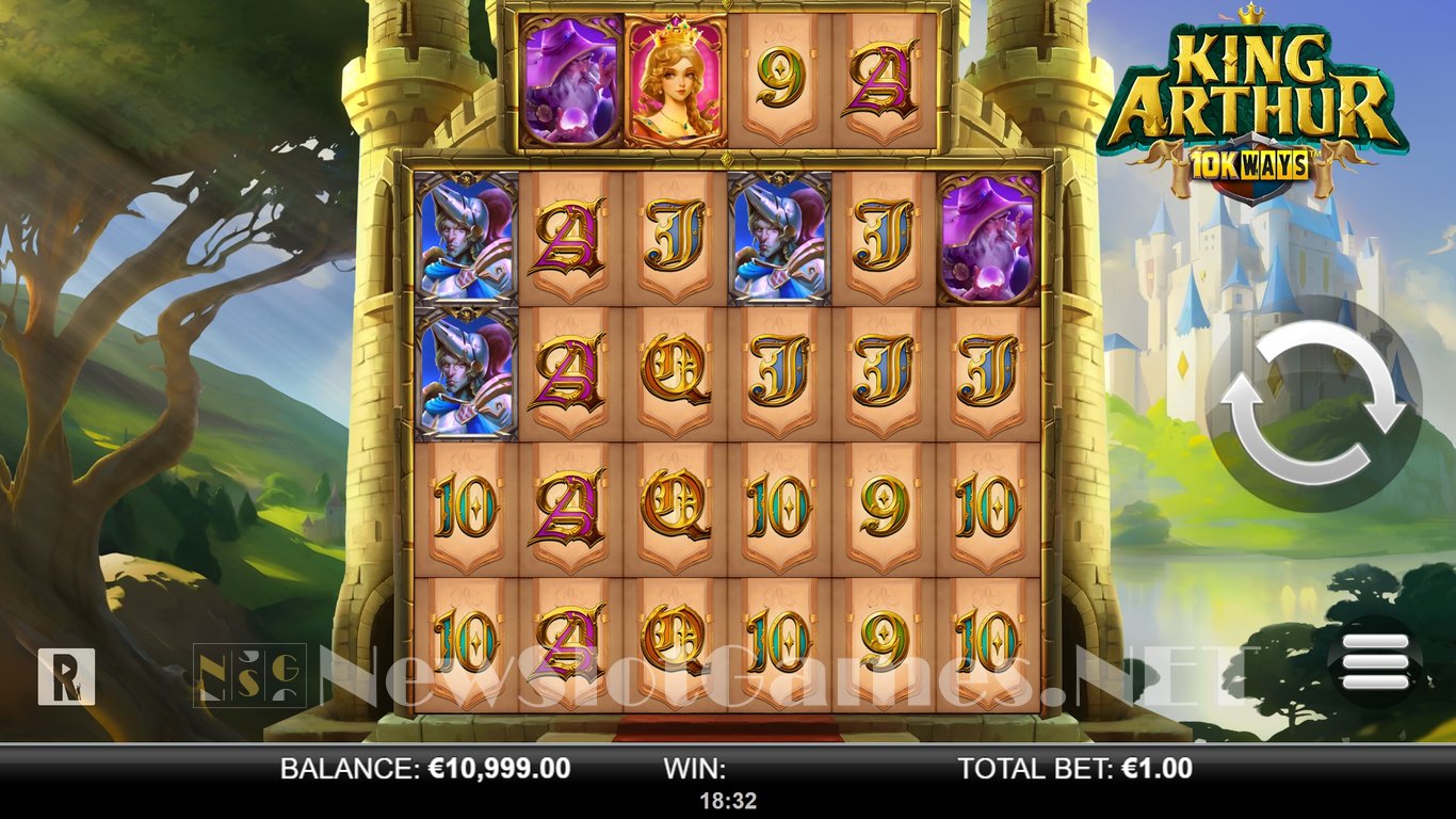 King Arthur 10K WAYS Slot Demo Image