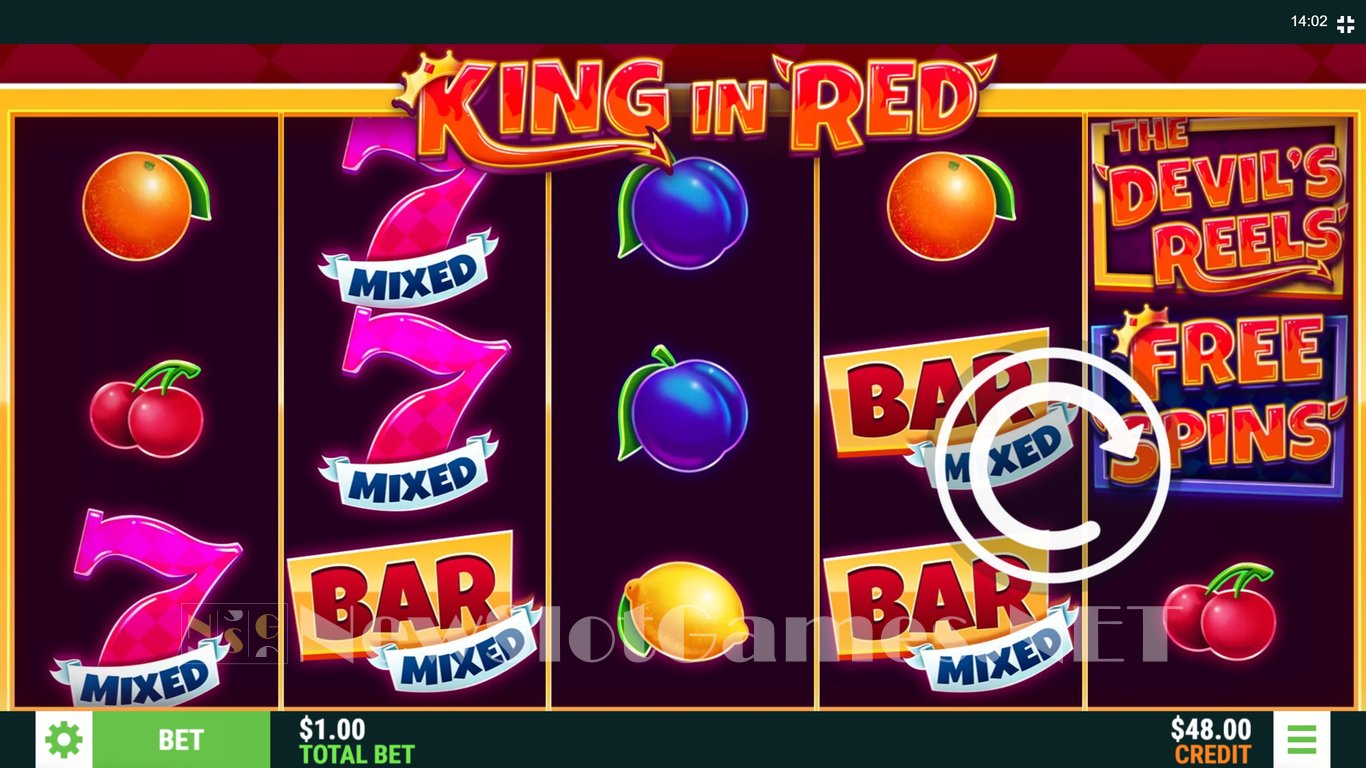 King in Red Slot Demo Image
