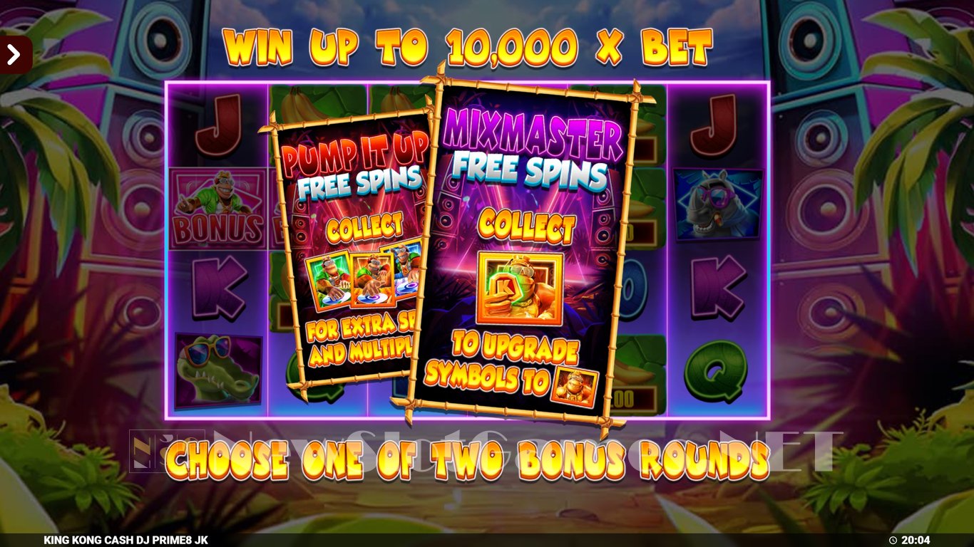 King Kong Cash DJ Prime8 Slot Demo Image