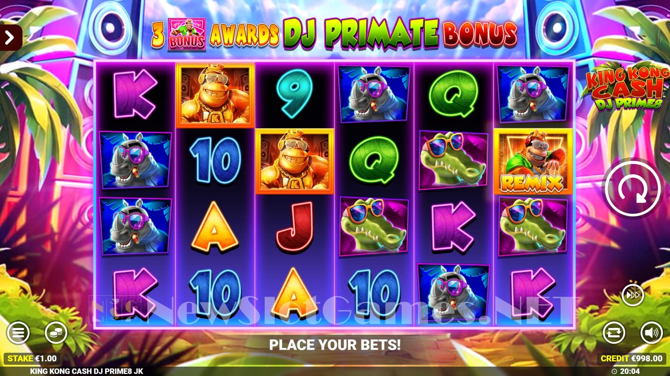 King Kong Cash DJ Prime8 Slot Slot Image in Demo - pic. 3