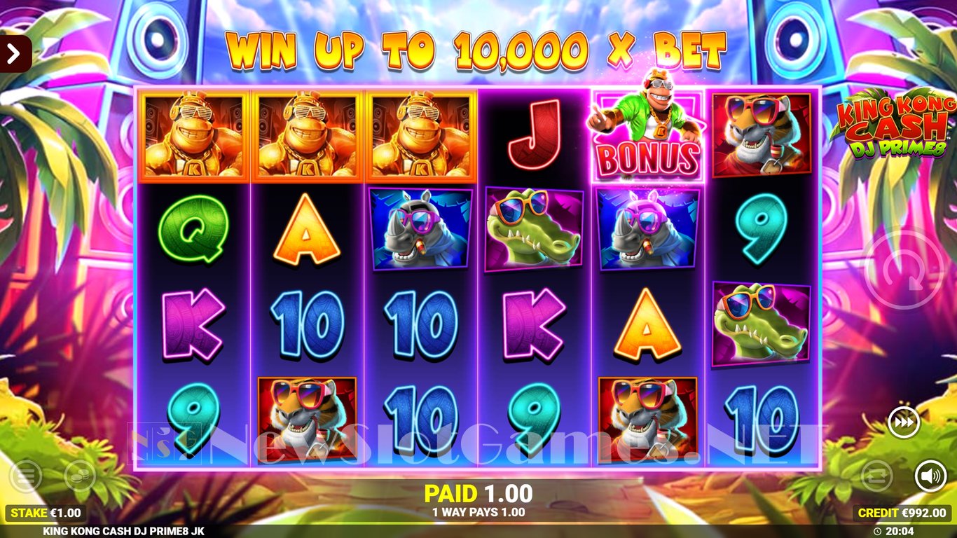 King Kong Cash DJ Prime8 Slot Slot Image in Demo - pic. 6
