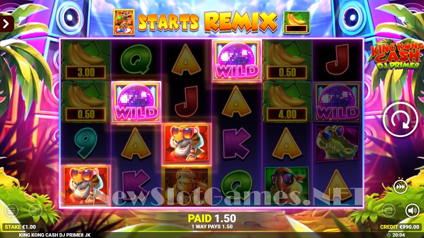 King Kong Cash DJ Prime8 Slot Slot Image in Demo - pic. 7