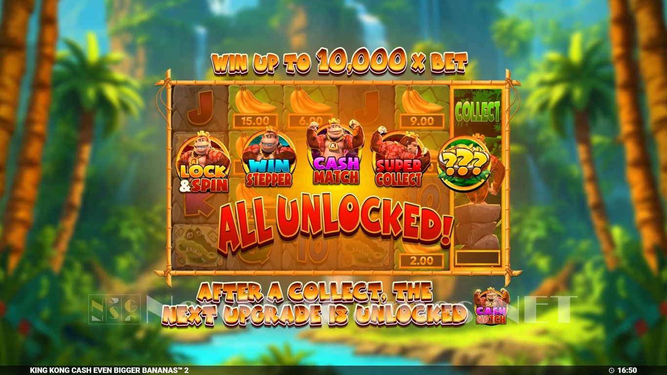 King Kong Cash Even Bigger Bananas 2 Slot Demo Image
