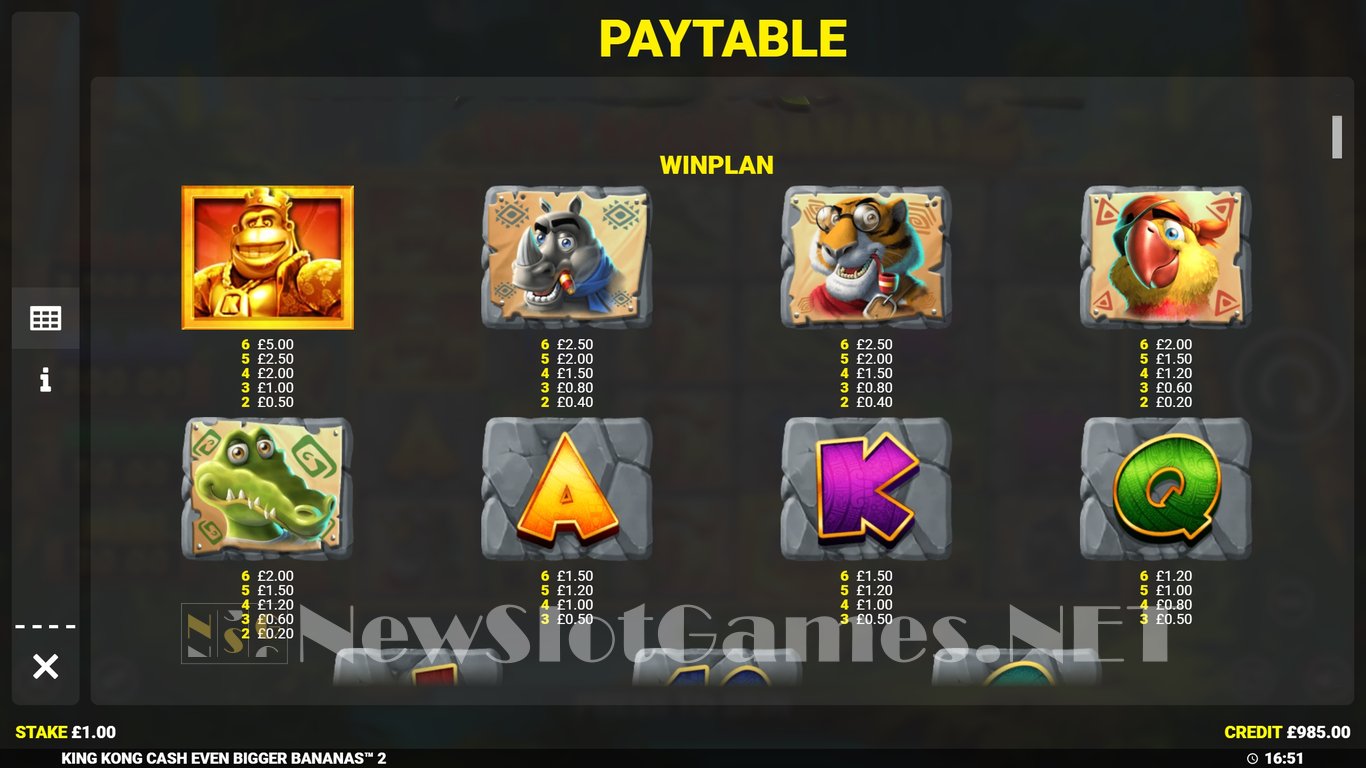 King Kong Cash Even Bigger Bananas 2 Slot Slot Image in Demo - pic. 8
