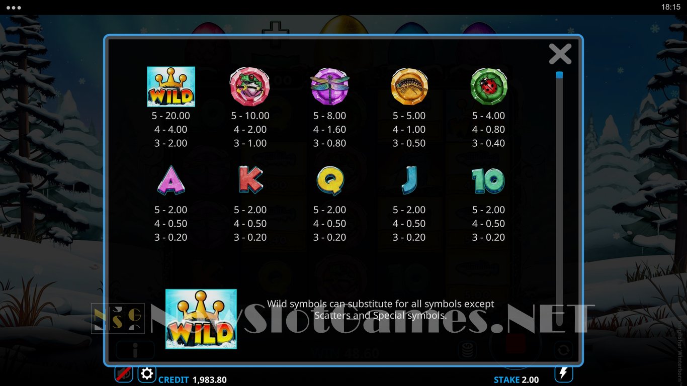 Kingfisher Winterborn Slot Slot Image in Demo - pic. 15
