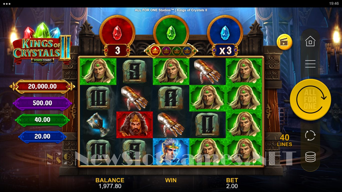 Kings of Crystals II Slot Slot Image in Demo - pic. 3