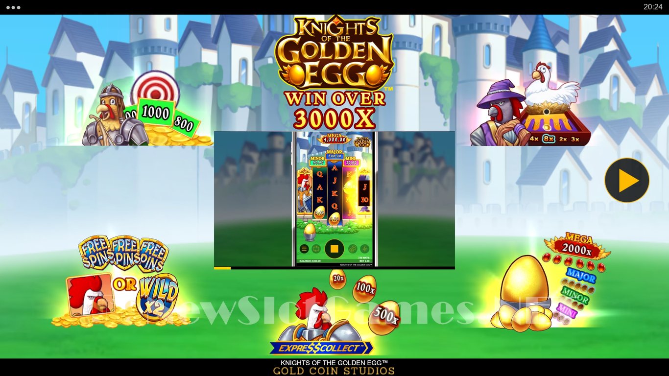 Knights of the Golden Egg Slot Demo Image