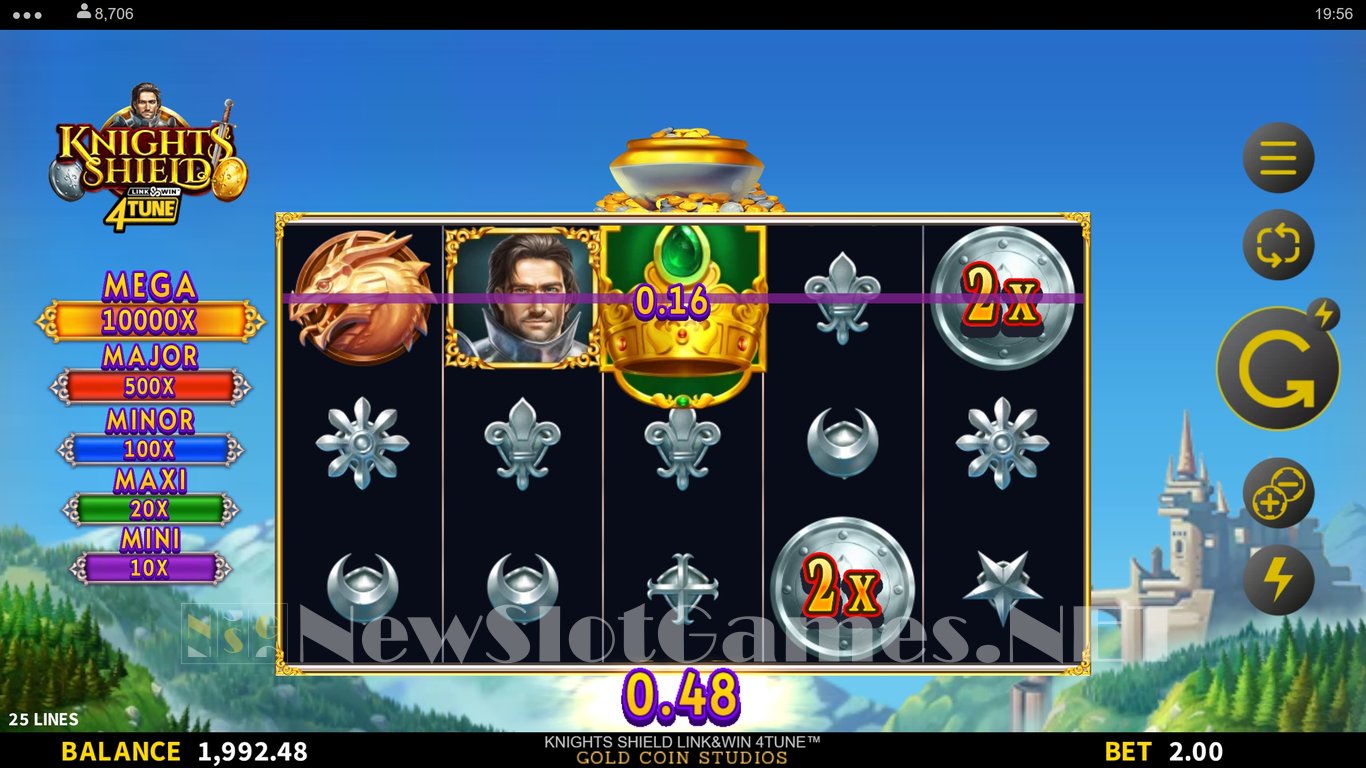 Knights Shield Link & Win 4Tune Slot Slot Image in Demo - pic. 2