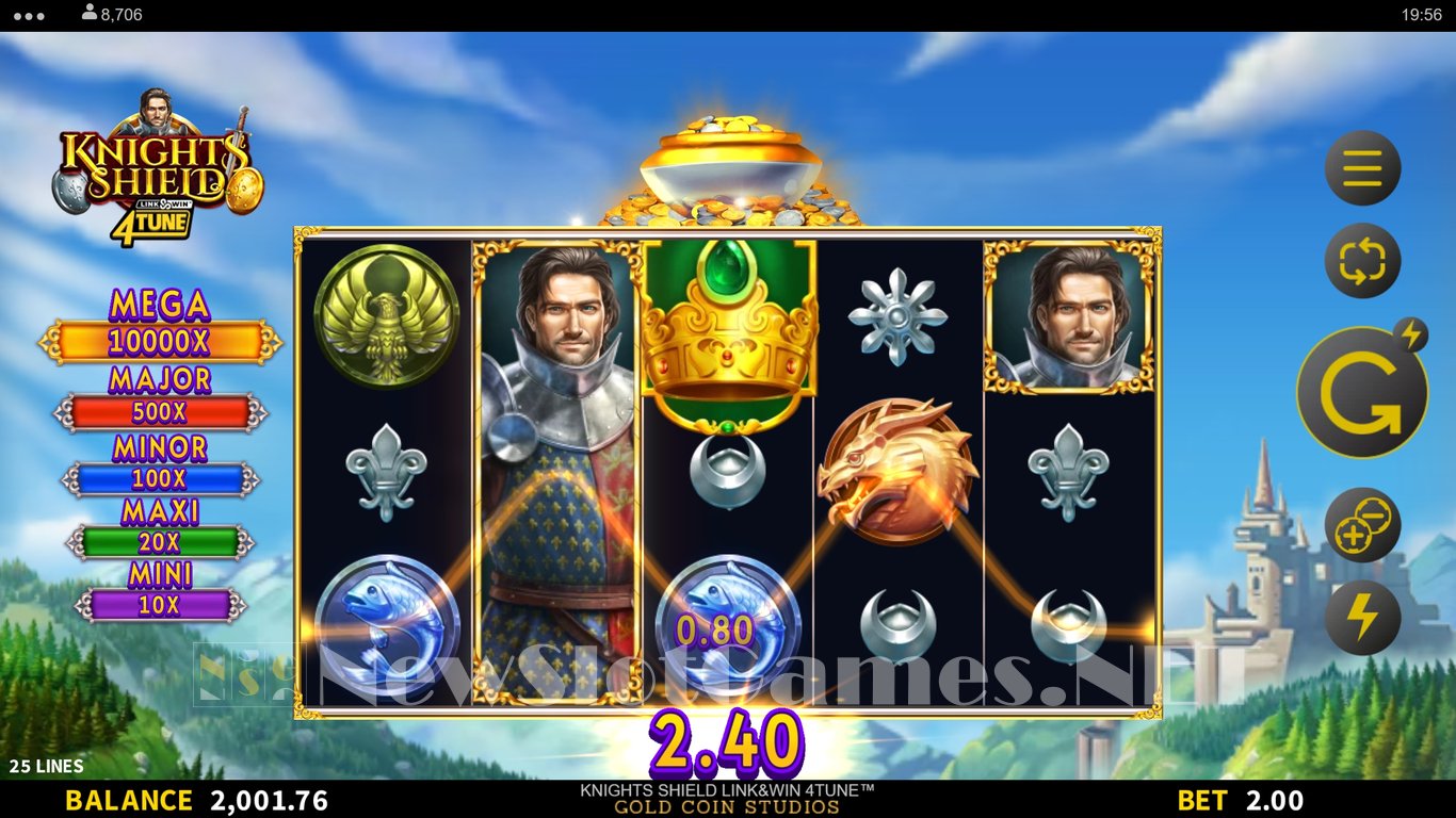 Knights Shield Link & Win 4Tune Slot Slot Image in Demo - pic. 6